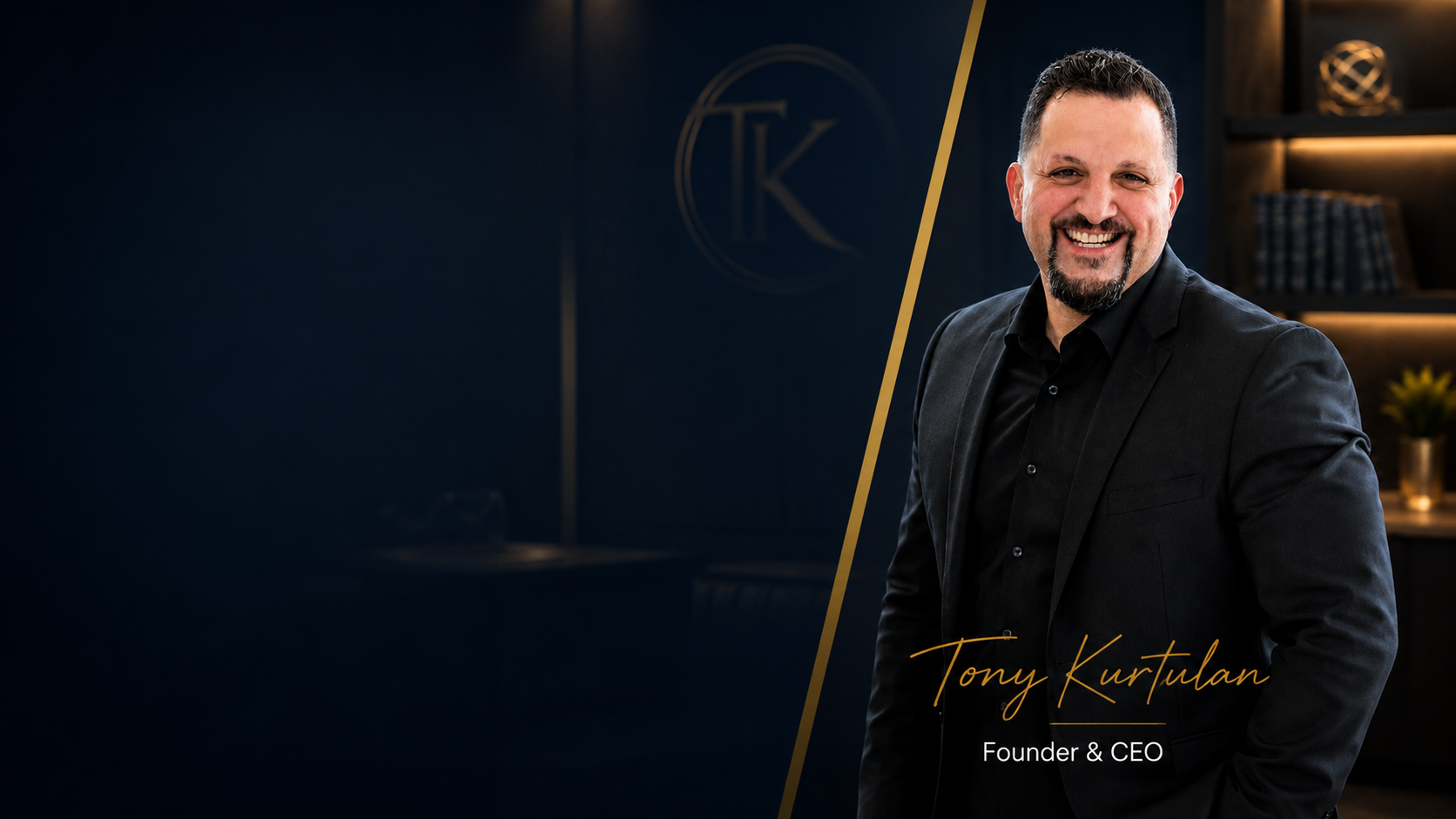 Tony Kurtulan founder of TK Sales Group in a Dallas office
