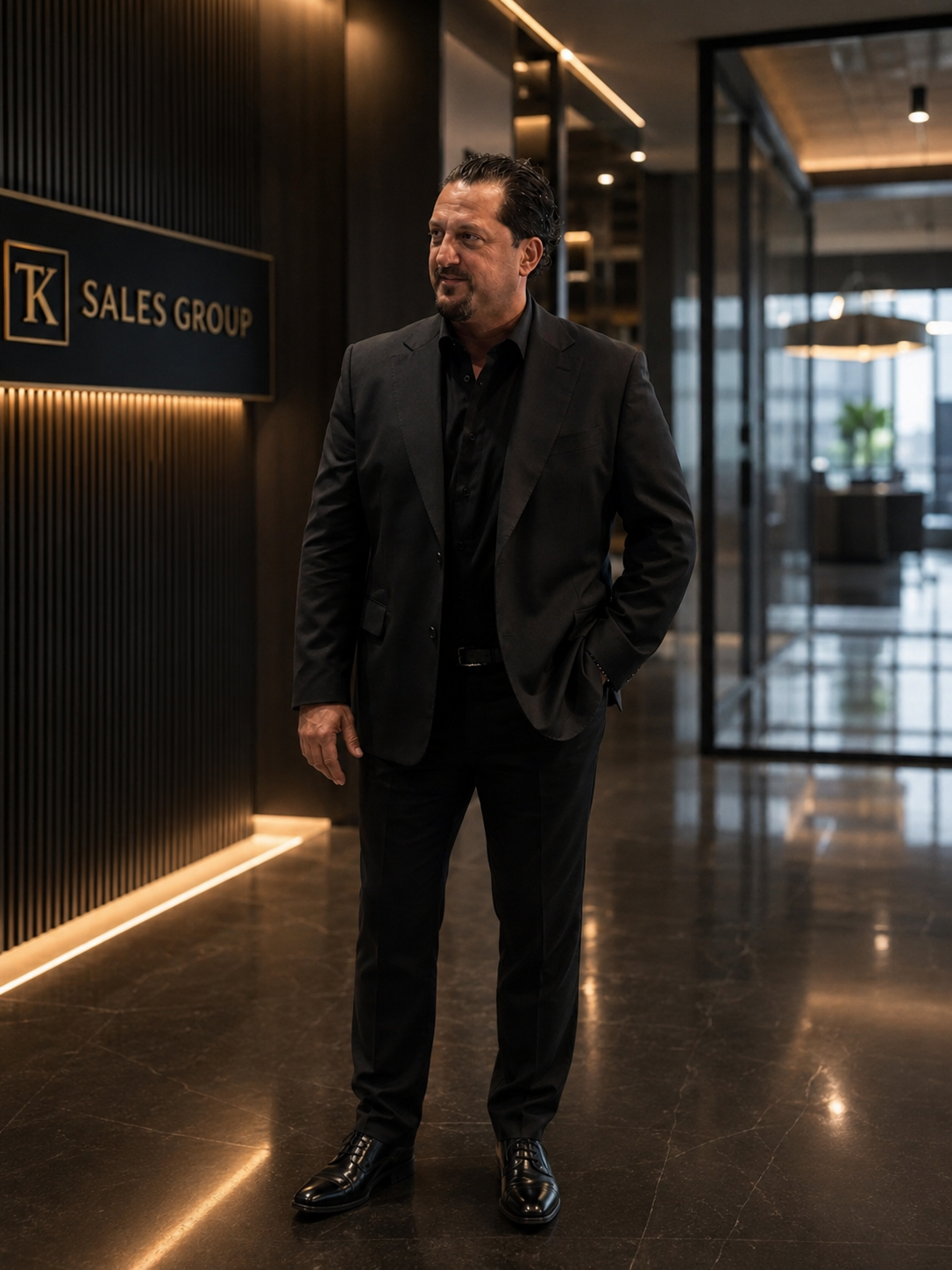 Tony Kurtulan in a professional office hallway