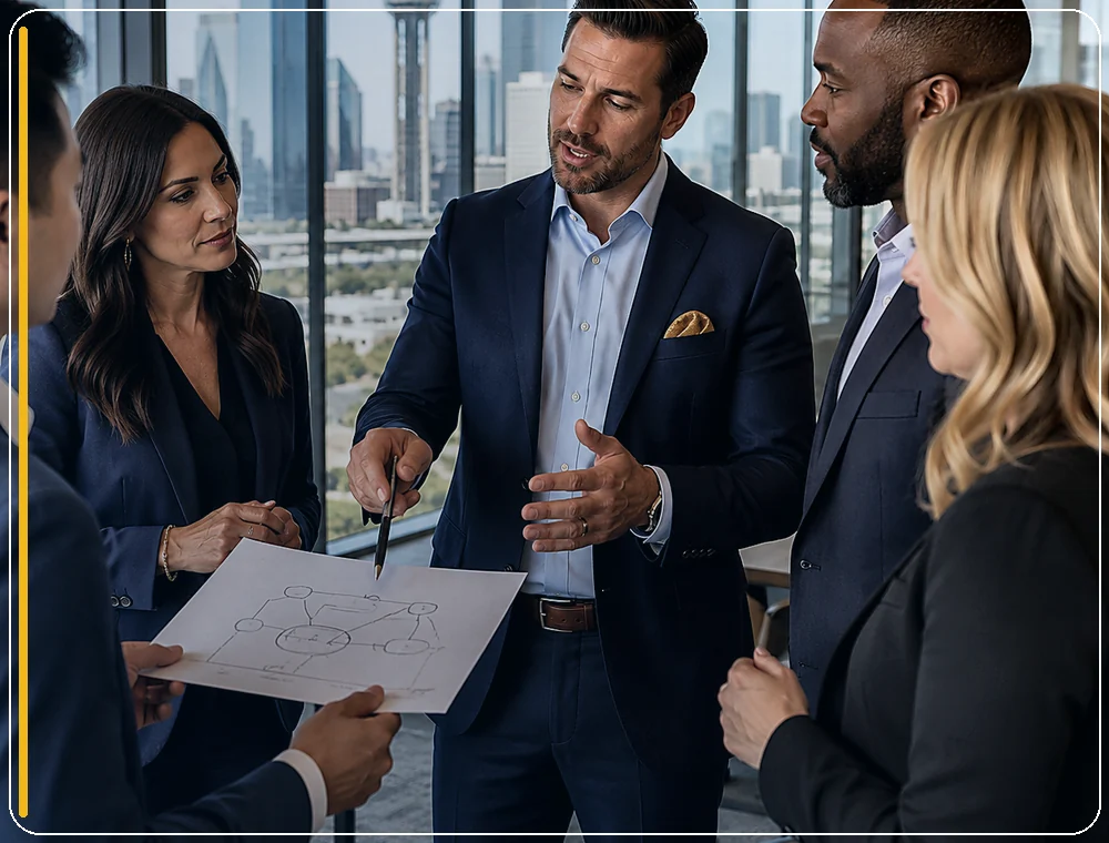 Structured sales interview using role scorecards and job-related evaluation criteria